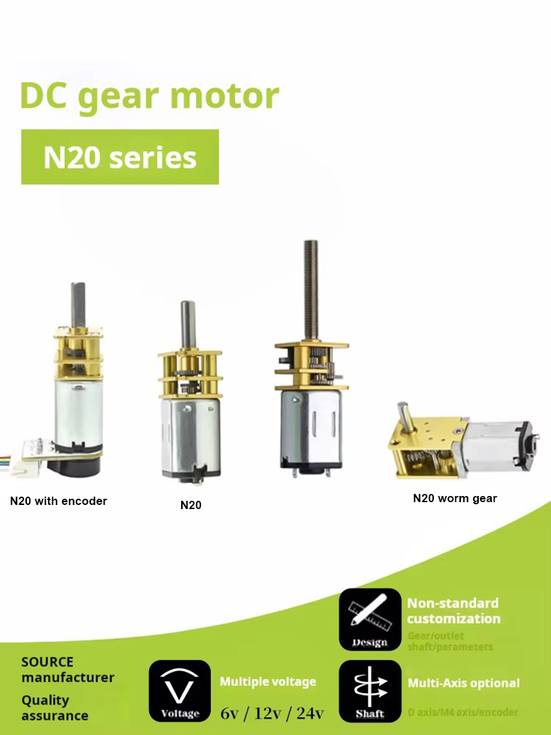 Diy Boat Electronics - 6V 12V 15-6000RPM GA12-N20 DC motoreduktor