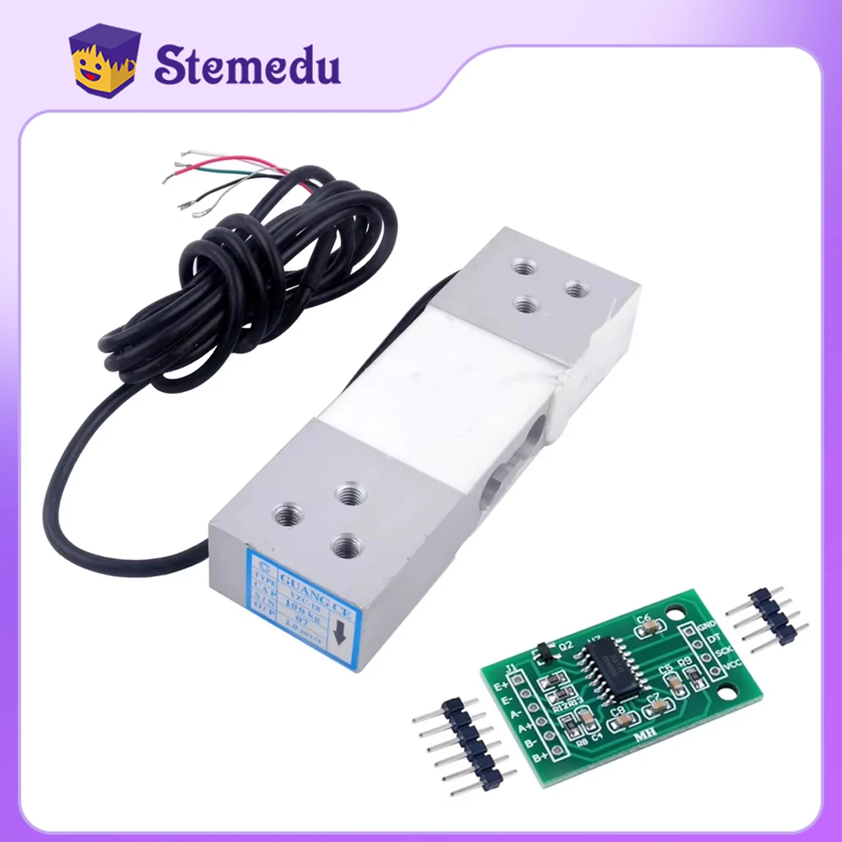 Diy Electronics India - Czujnik ciśnienia YZC-1B, tensometr 100KG, cyfrowa