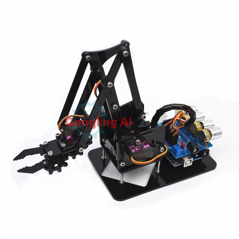 Diy Robot Electronics Kit - Zestaw mechanizmu ramienia robota STEM 4