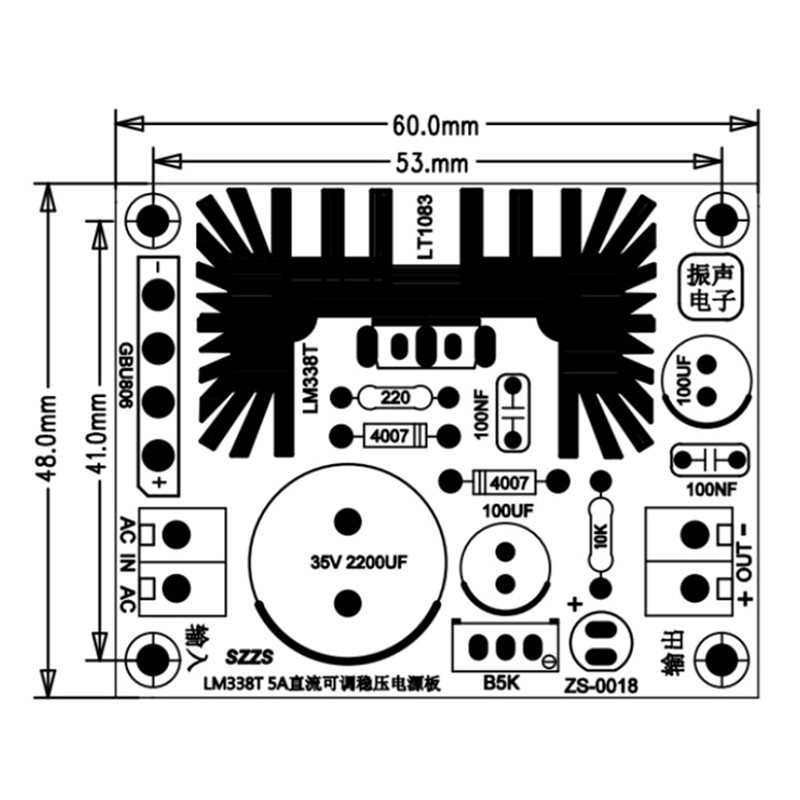 AA08-2X Regulowany liniowy zas – Diy Electronics Filament recenzja i cena