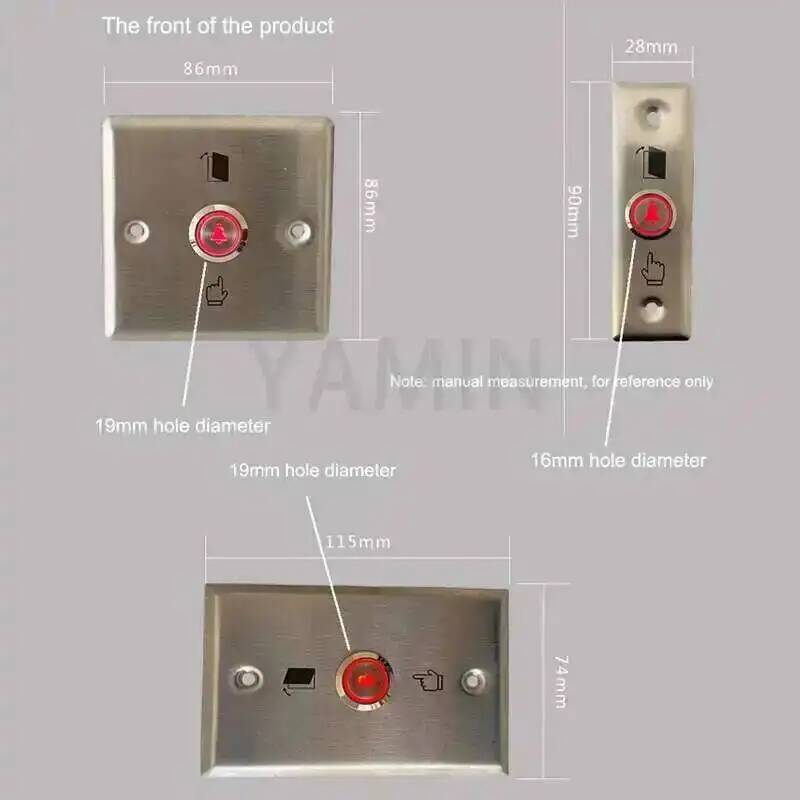 16/19mm dzwonek do drzwi chwil – Push Button Tactile recenzja i cena