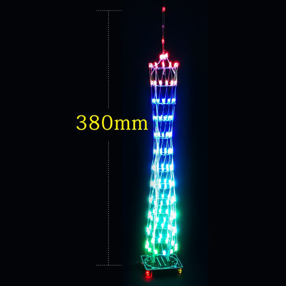 Zestaw DIY LED Mała Wieża Guan – Diy Electronics India recenzja i cena