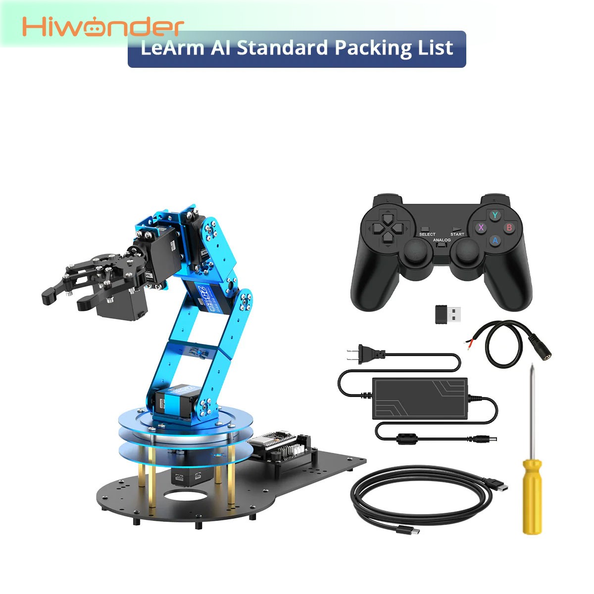 Ramię robota Hiwonder LeArm 6D – Diy Robot Electronics Kit recenzja i cena