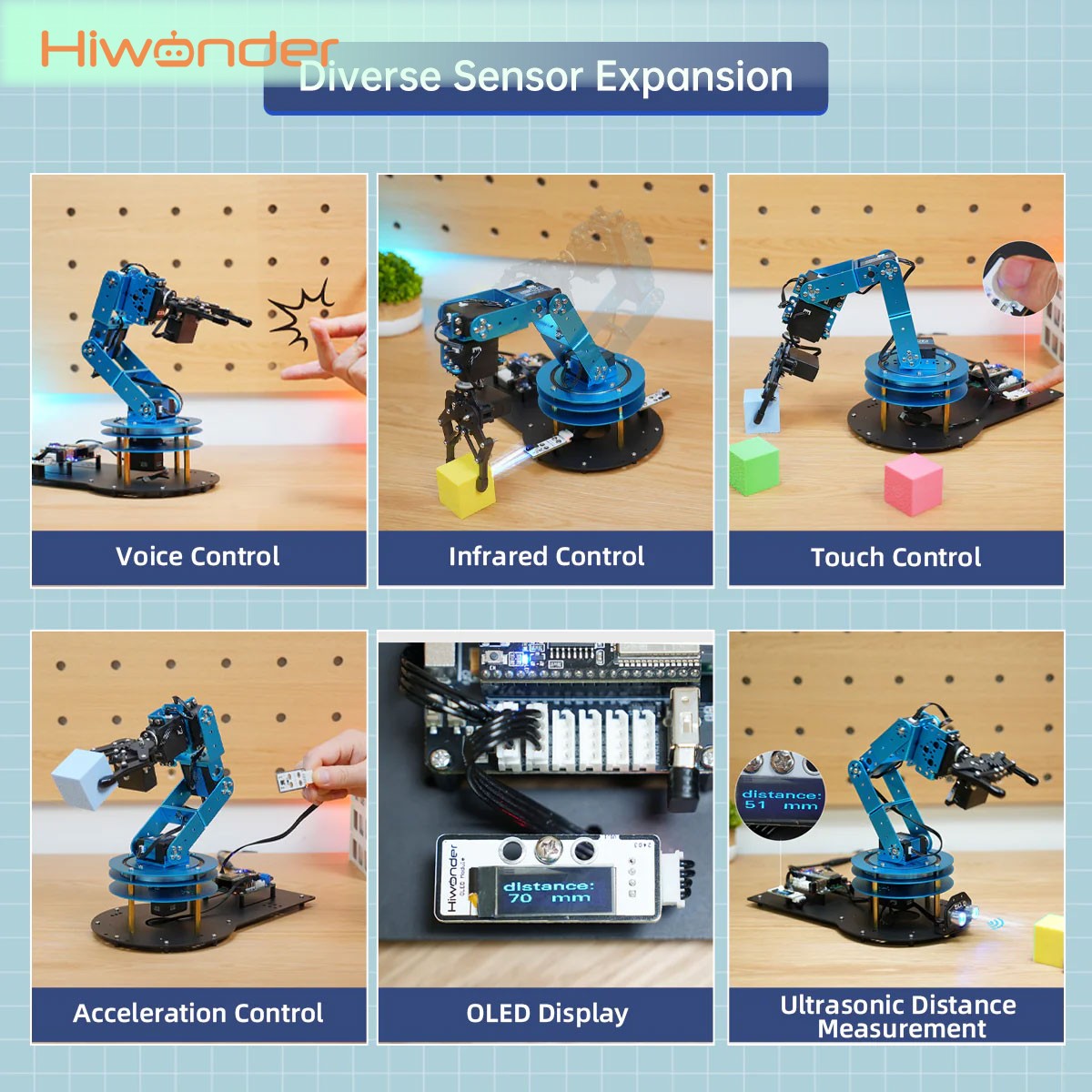 Ramię robota Hiwonder LeArm 6D – Diy Robot Electronics Kit recenzja i cena