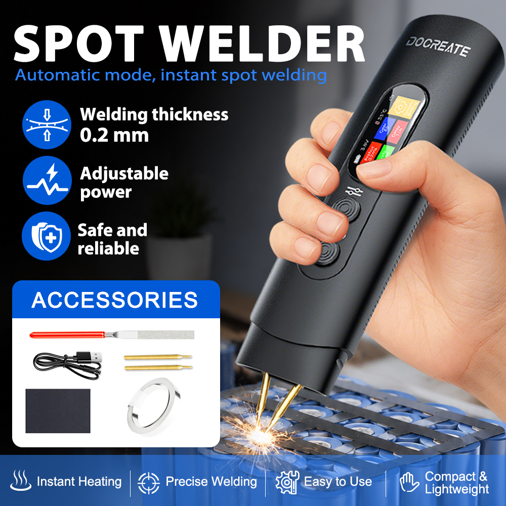 Ręczna zgrzewarka punktowa dwu – Diy Electronics Spot Welder recenzja i cena
