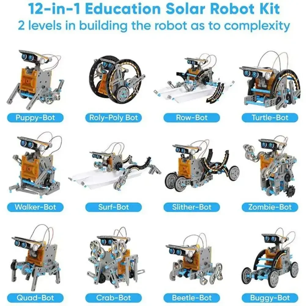 13 w 1 Robot zasilany energią  – Diy Electronics Gadget recenzja i cena